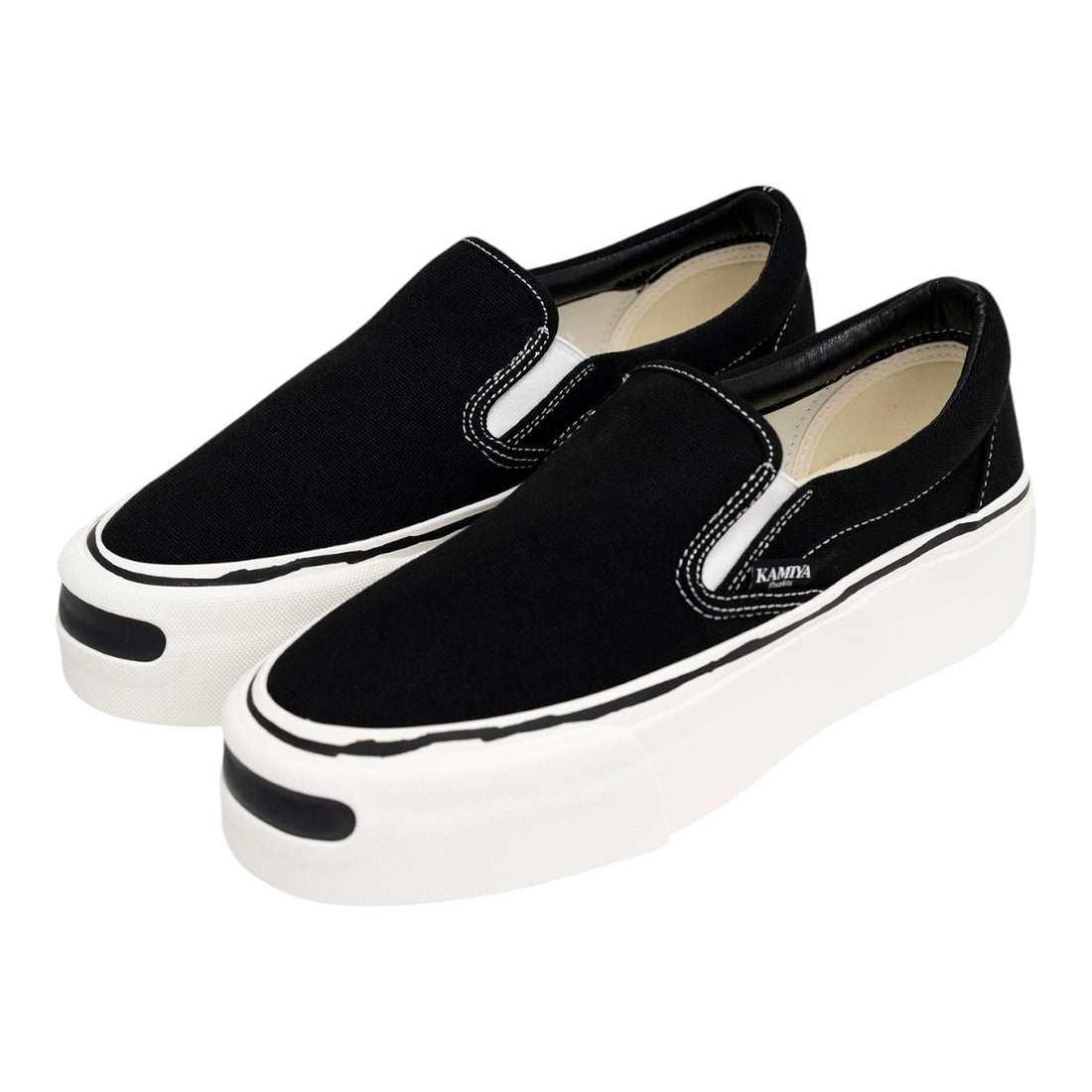 [KAMIYA]"Cornell" Platform Sneaker/BLACK(G15FW703)
