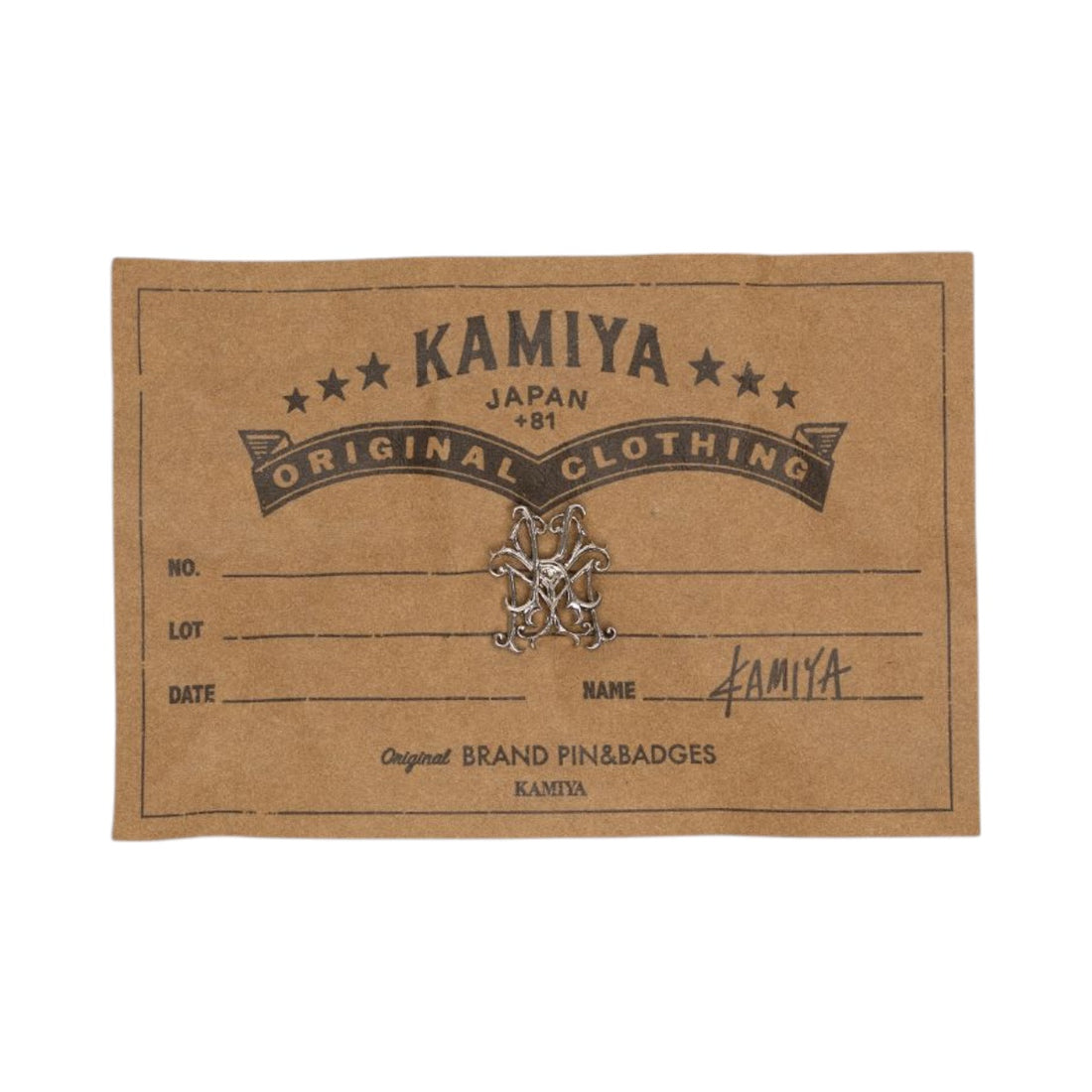 [KAMIYA]"KMY" Original Pin(G17AC216)