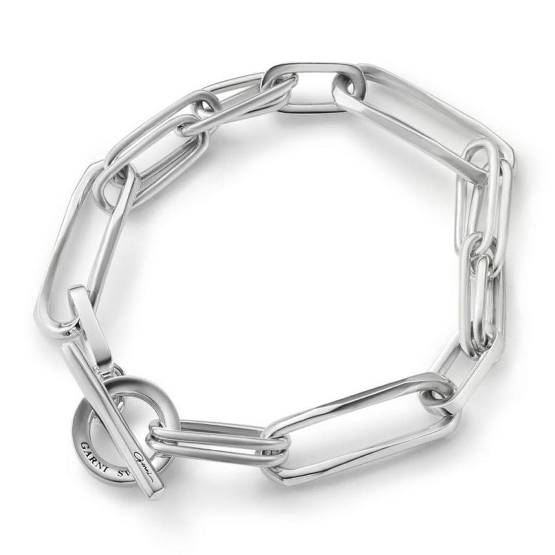 [GARNI]Track Chain Bracelet/SILVER(GB23004)