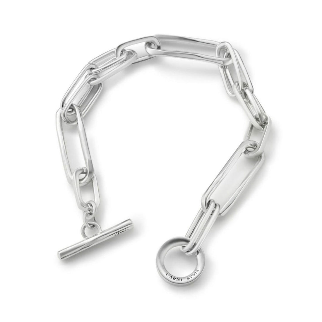 [GARNI]Track Chain Bracelet/SILVER(GB23004)