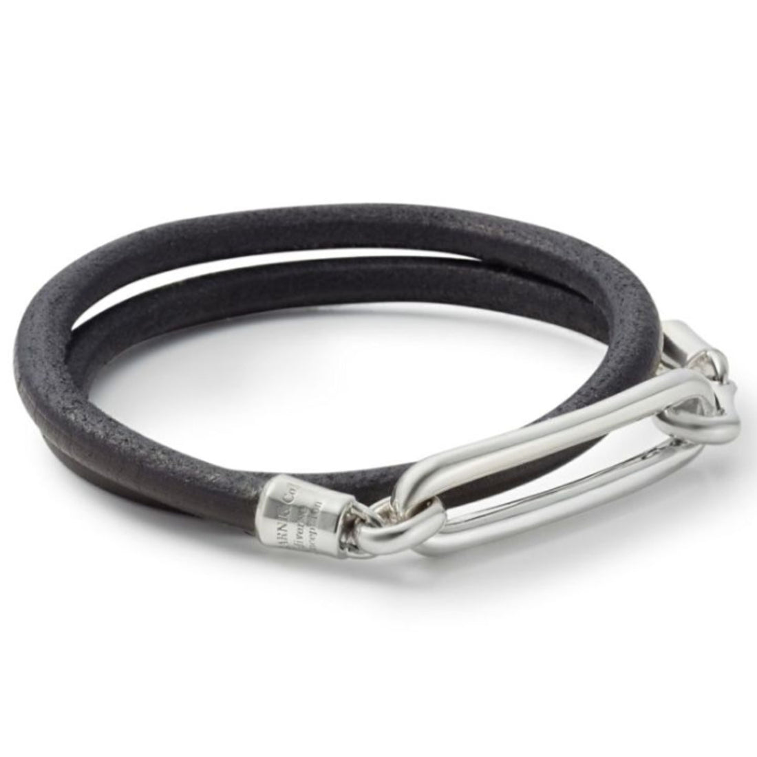 [GARNI]Pipe Leather Bracelet/BLACK(GB24003)