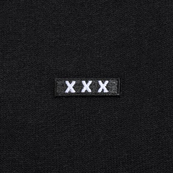 [GOD SELECTION XXX]CREW NECK SWEAT SHIRT/BLACK(GX-A25-CS-04)