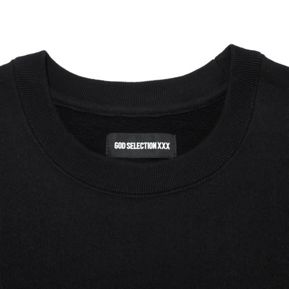 GOD SELECTION XXX]CREW NECK SWEAT SHIRT/BLACK(GX-A25-CS-04) – R&Co.