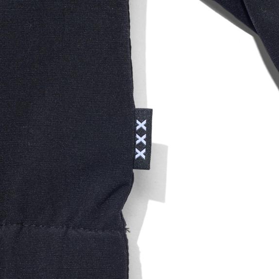 [GOD SELECTION XXX]NYLON HALF ZIP JACKET/BLACK(GX-A25-JK-01)