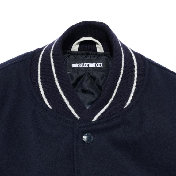 GOD SELECTION XXX]VARSITY JACKET/NAVY(GX-A25-JK-05) – R&Co.