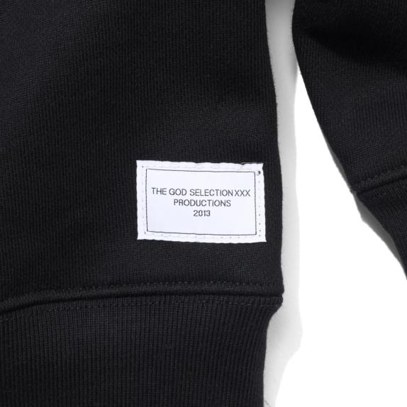[GOD SELECTION XXX]CREW NECK SHIRT/BLACK(GX-S24-CN-04)