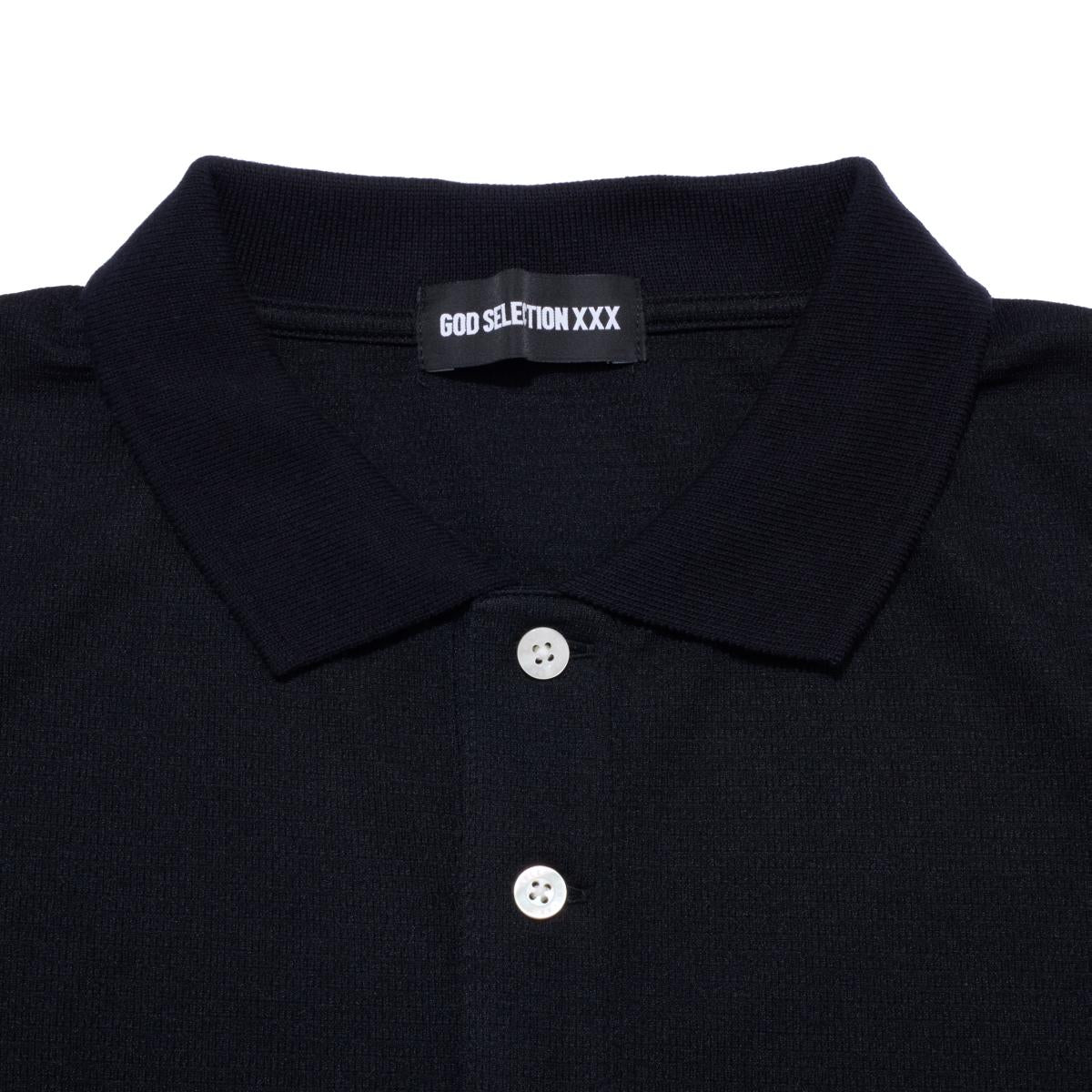 GOD SELECTION XXX]POLO SHIRT/BLACK(GX-S24-PL-01) – R&Co.