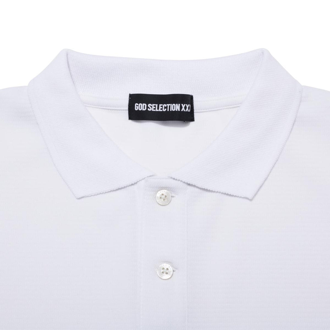 [GOD SELECTION XXX]POLO SHIRT/WHITE(GX-S24-PL-01)