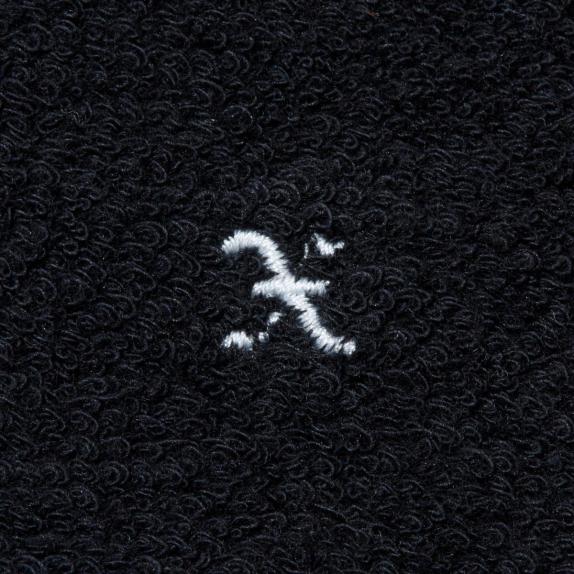 [GOD SELECTION XXX]PILE POLO SHIRT/BLACK(GX-S24-PL-02)