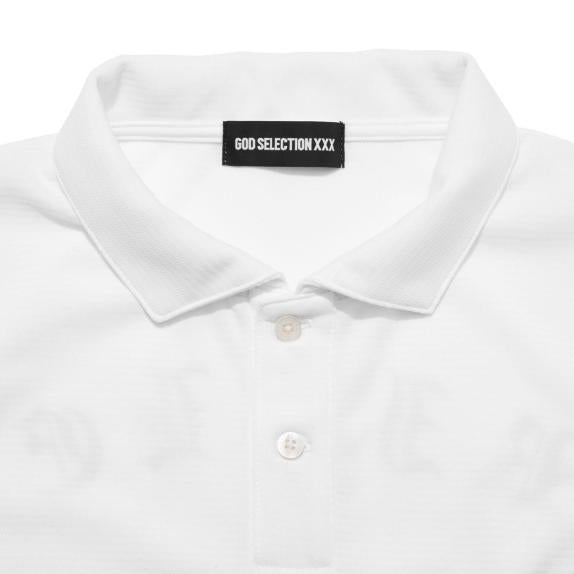 [GOD SELECTION XXX]POLO SHIRT/WHITE(GX-S25-CS-01)