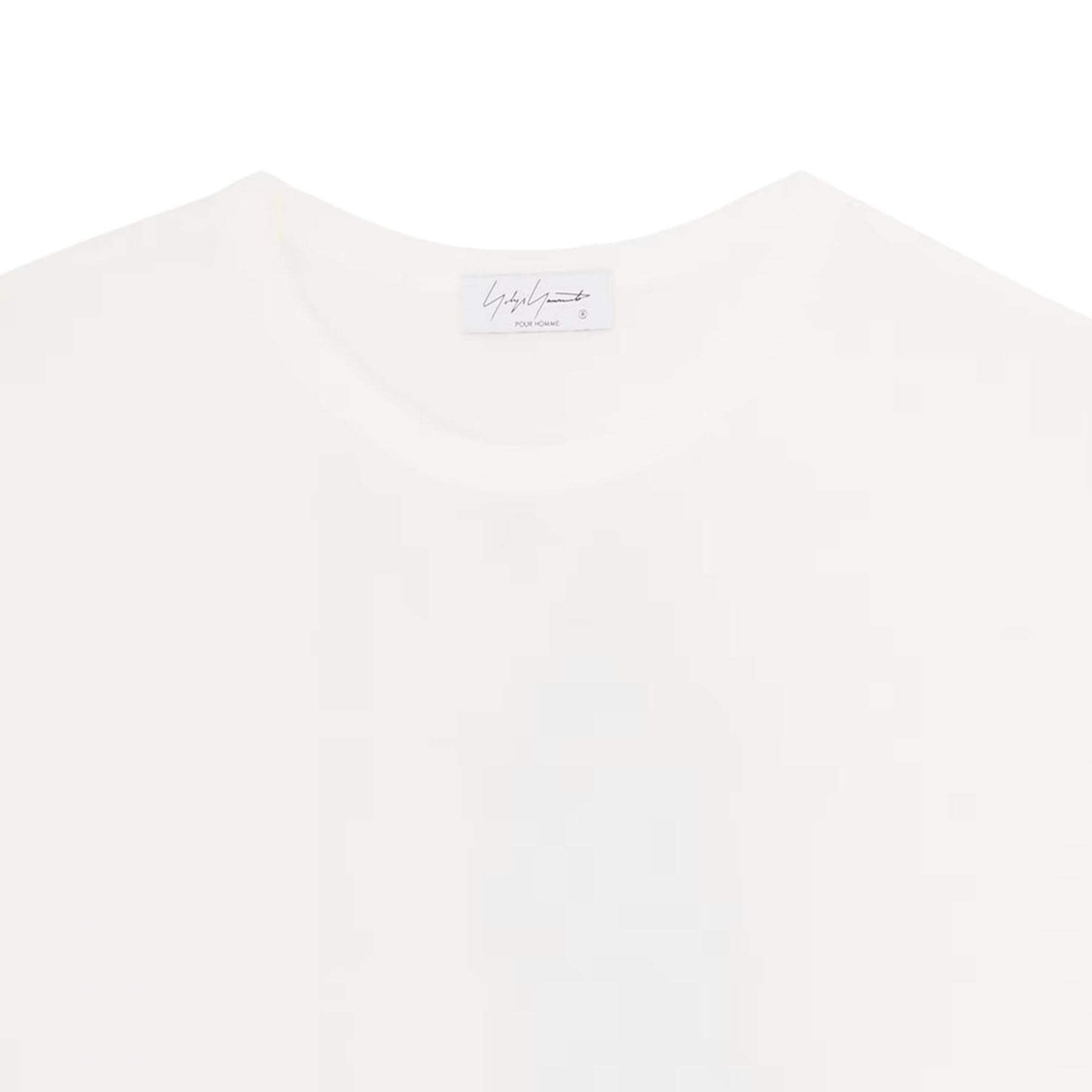 yohji yamamoto]30/-COMBED SINGLE JERSEY BASIC SHORT SLV PT V/OFF