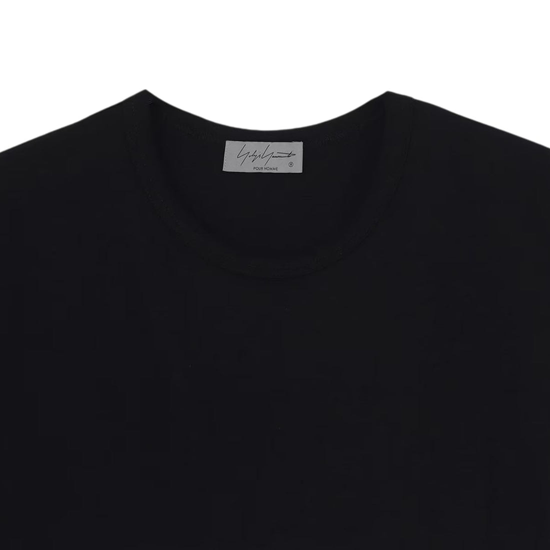 [yohji yamamoto]30/-COMBED SINGLE JERSEY BASIC LONG SLV PT B/BLACK(HL-T97-992)
