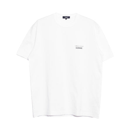[COMME des GARCONS HOMME]TEE/WHITE(HO-T101-051)