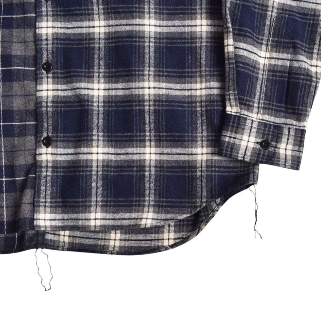 [COMME des GARCONS HOMME]SHIRT/NAVY(HP-B021-051)