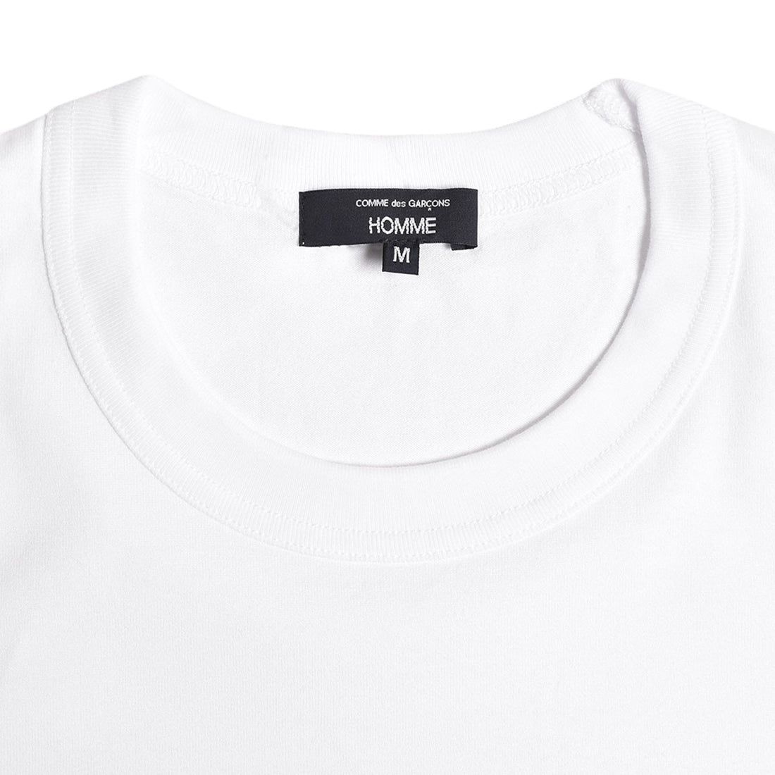 [COMME des GARCONS HOMME]TEE B/WHITE(HP-T009-051)