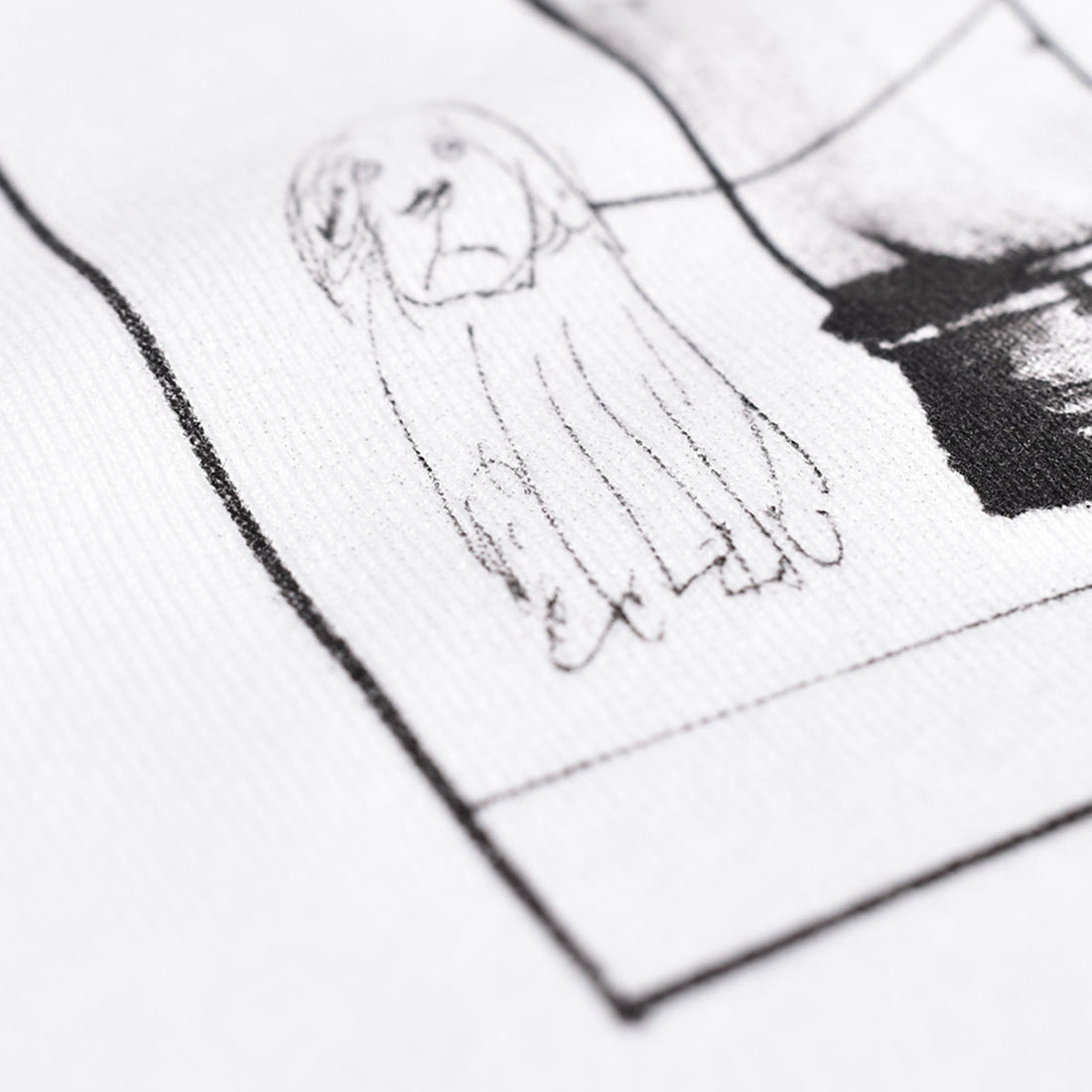 [COMME des GARCONS HOMME]TEE B/WHITE(HP-T009-051)