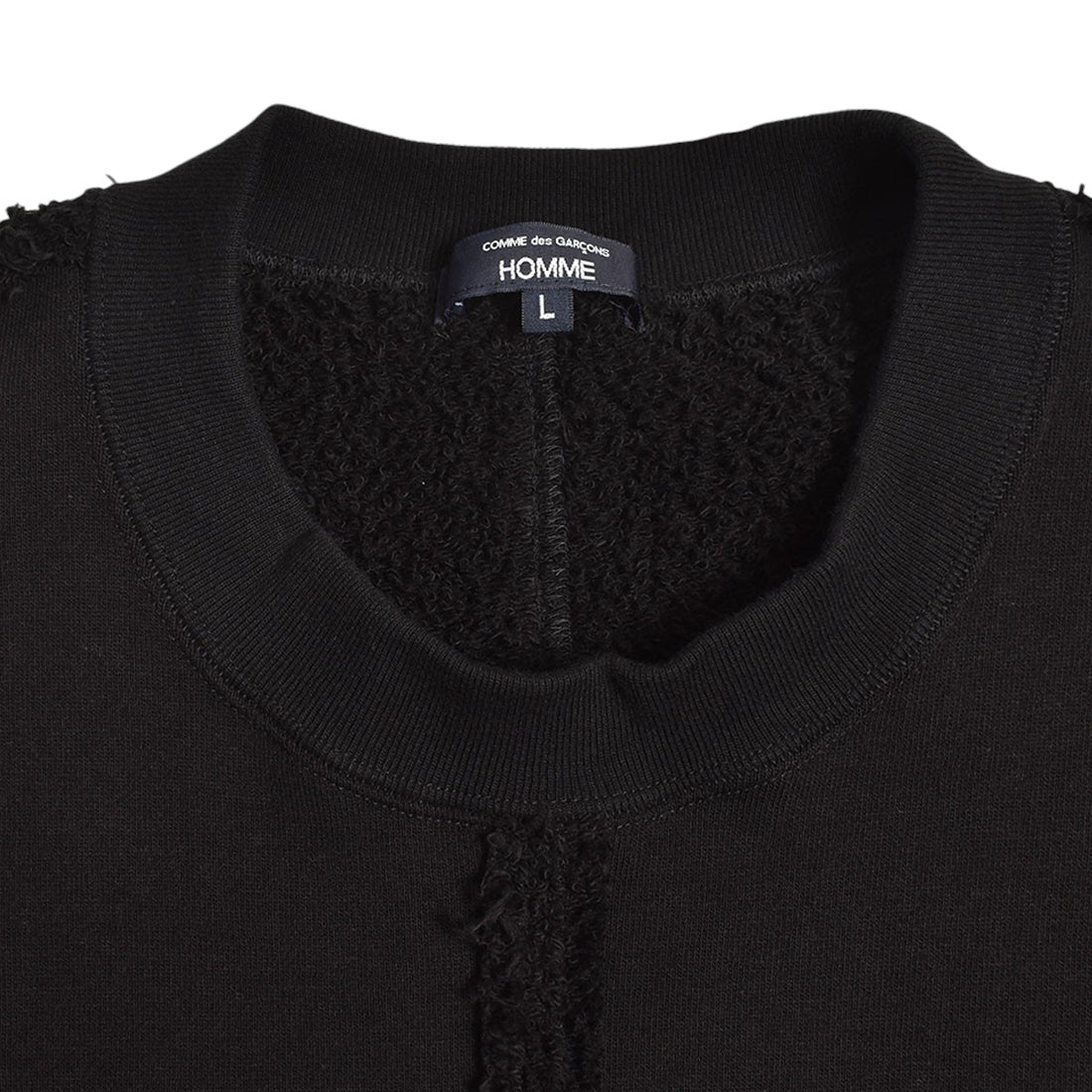 [COMME des GARCONS HOMME]SWEAT/BLACK(HP-T014-051)