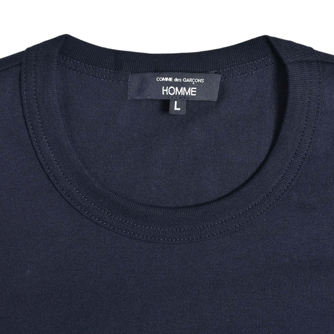 [COMME des GARCONS HOMME]TEE/NAVY(HP-T101-051)