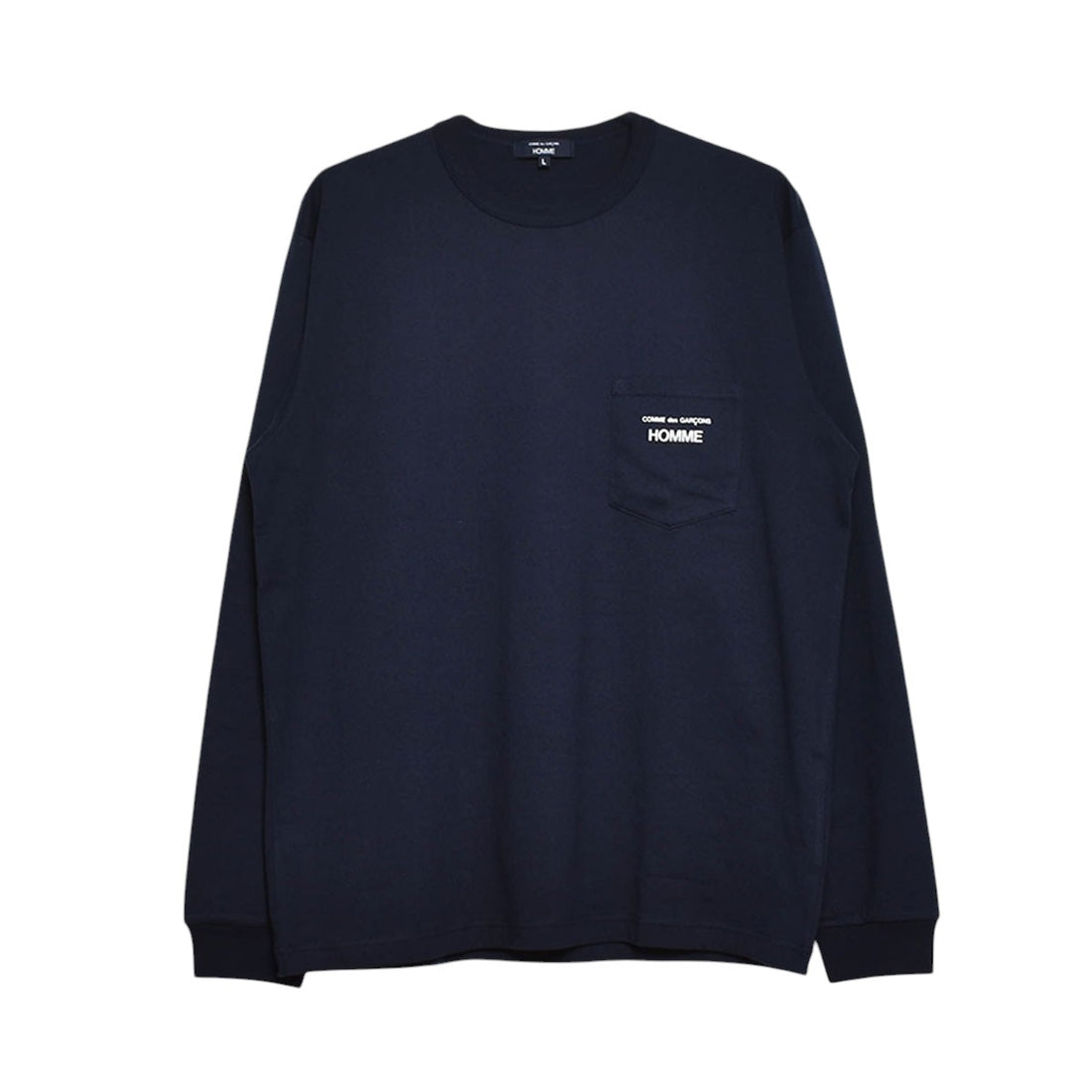 [COMME des GARCONS HOMME]TEE/NAVY(HP-T102-051)