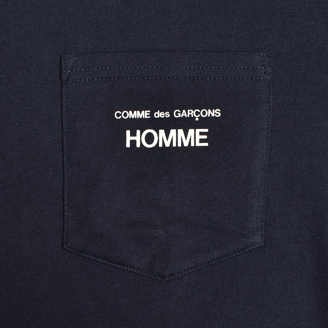 [COMME des GARCONS HOMME]TEE/NAVY(HP-T102-051)