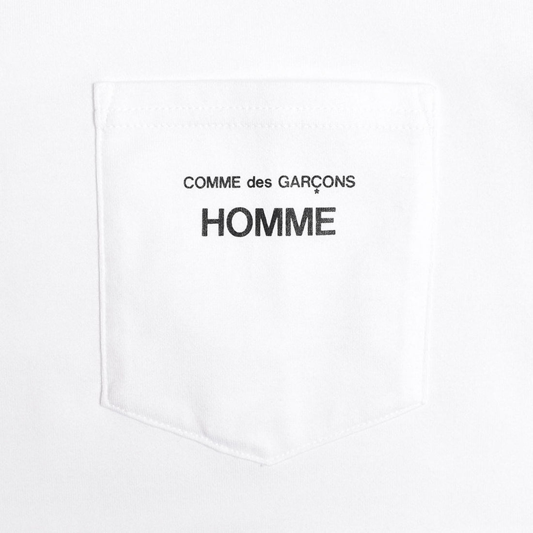 [COMME des GARCONS HOMME]TEE/WHITE(HP-T102-051)