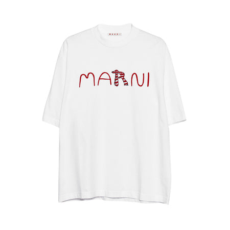 [MARNI]T-SHIRT/WHITE(HUMU0223S2-USCY86)