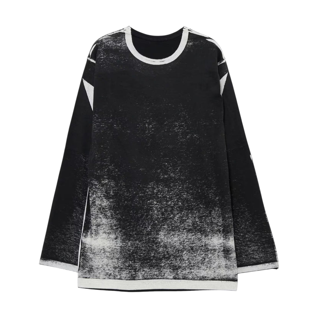 [yohji yamamoto POUR HOMME]DENSE SINGLE JERSEY ROUND NECK LONG SLV T(HW-T13-082)