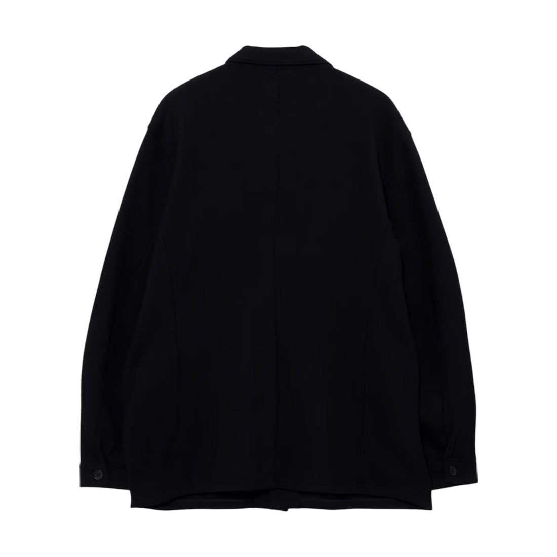 [yohji yamamoto POUR HOMME]WOOL COMBED YARN SINGLE JERSEY RE SHIRT JACKET(HW-T60-173)