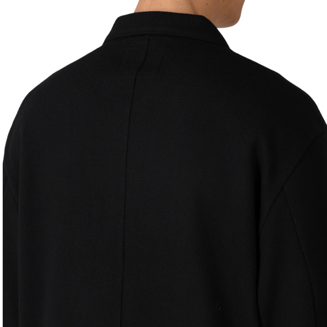 [yohji yamamoto POUR HOMME]WOOL COMBED YARN SINGLE JERSEY RE SHIRT JACKET(HW-T60-173)