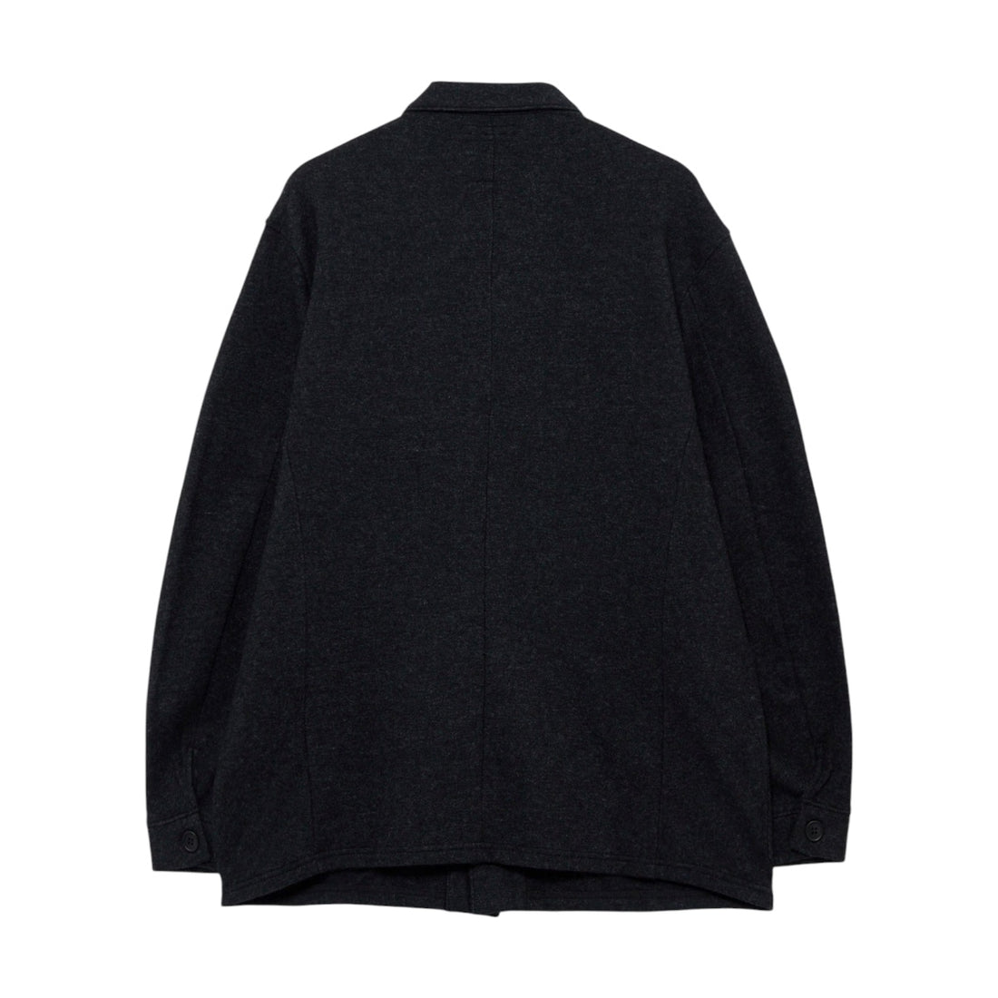 [yohji yamamoto POUR HOMME]WOOL COMBED YARN SINGLE JERSEY RE SHIRT JACKET(HW-T60-173)