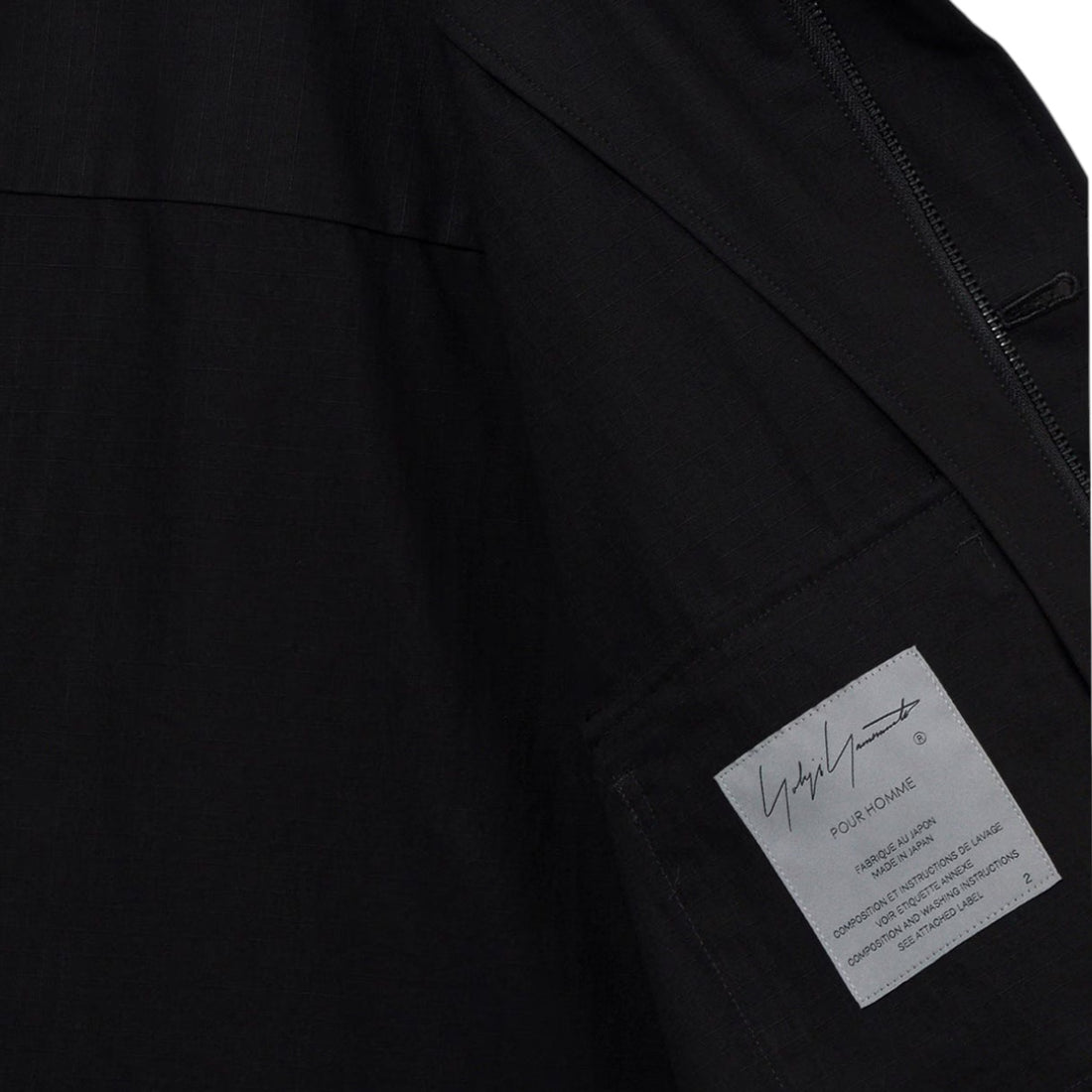 [yohji yamamoto POUR HOMME]C/ RIP STOP ARMY BLOUSON(HW-Y05-007)