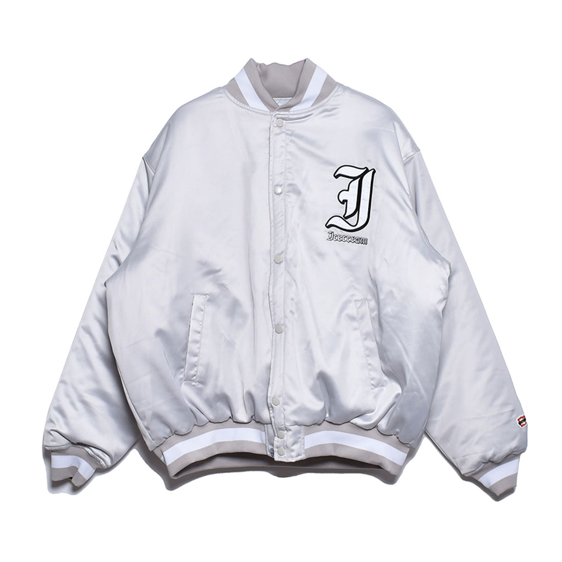 ICECREAM]SATIN VARSITY JACKET/GRAY(ICJP233X002) – R&Co
