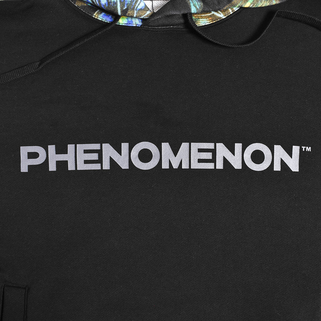 [PHENOMENON]PHENOMENON BOTANICAL LOGO HOODIE/BLACK(ILLCS23F-014)