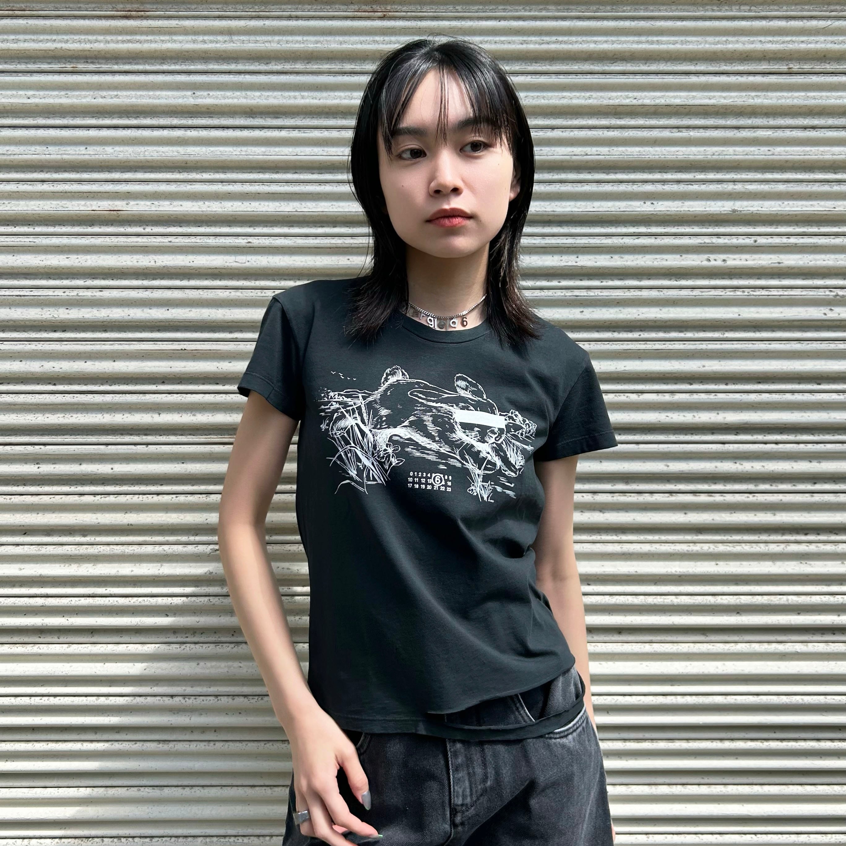 MM6 Maison Margiela]T-SHIRT/BLACK(S62GD0199-M20108) – R&Co.