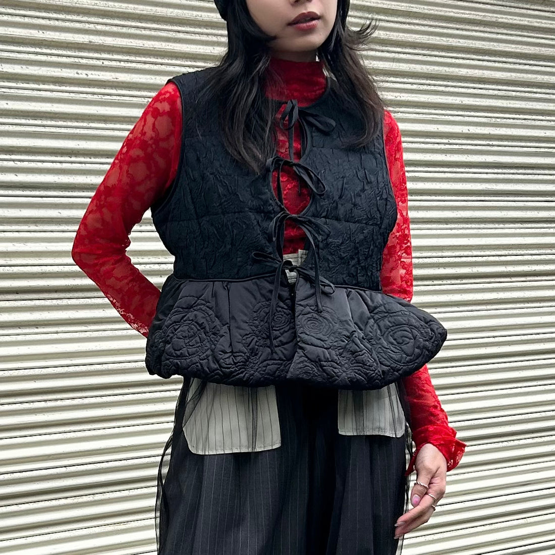 [MAISON SPECIAL]レースタートルトップス/RED(21232415706)