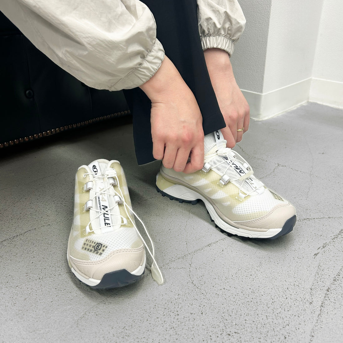 [MM6 Maison Margiela]XT MULE 4 MM6 / SALOMON/WHITE(S59WS0240-P8163)