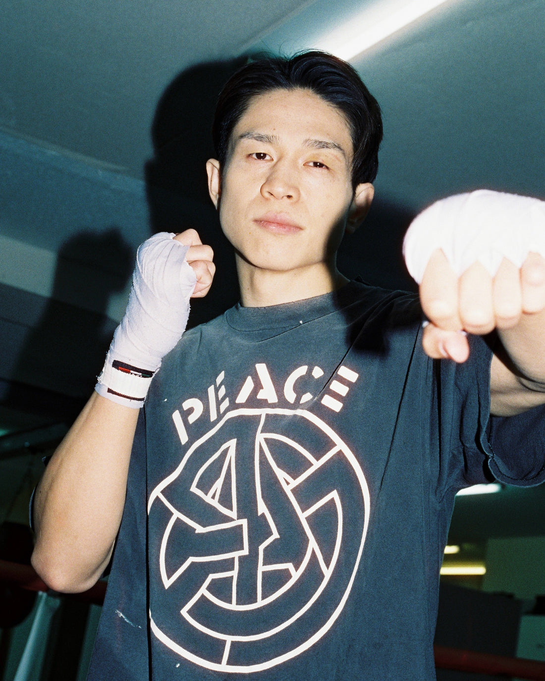 [SAINT Mxxxxxx]BKM_SS T-SHIRT/PEACE(SM-MK1-0000-C51)