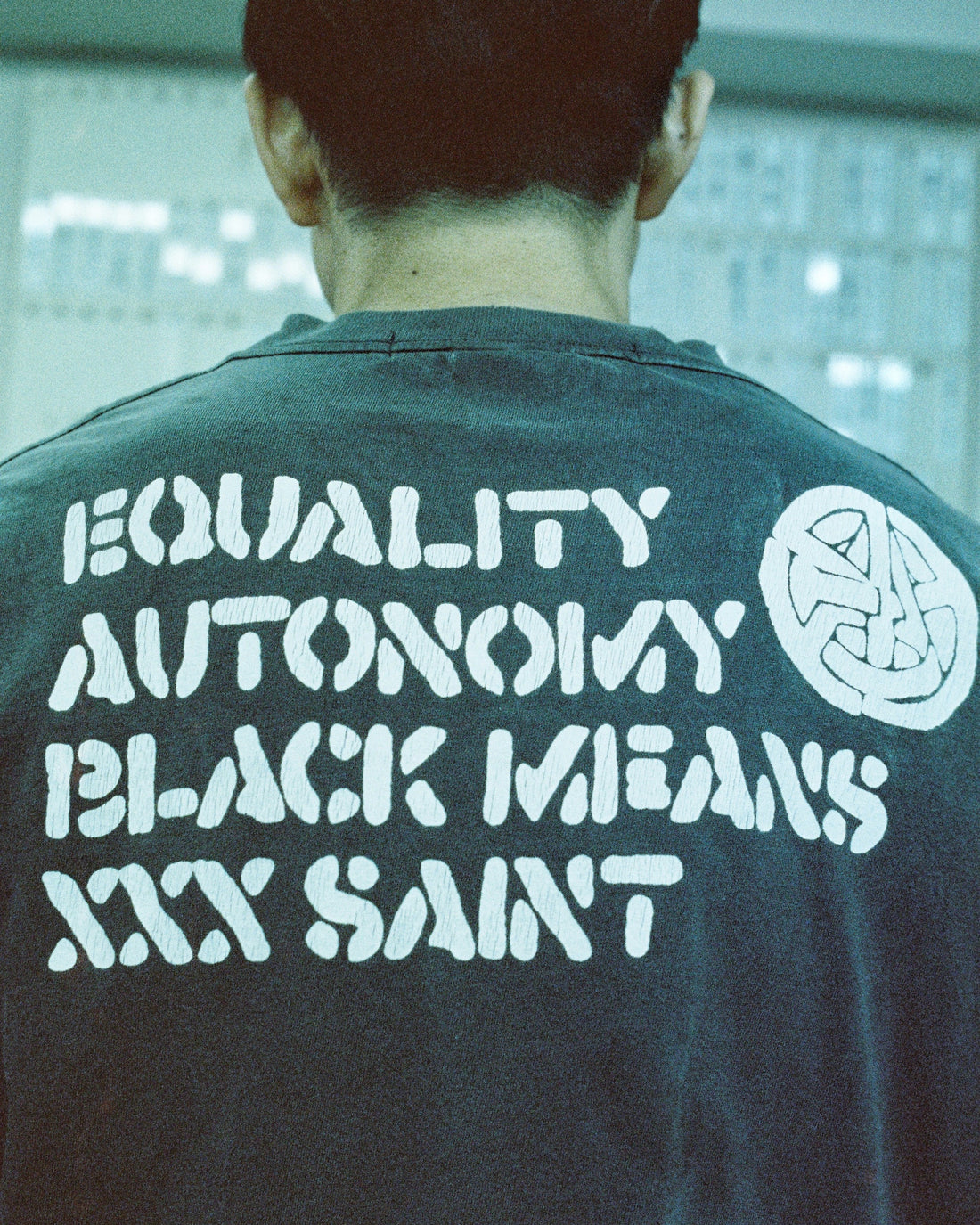 [SAINT Mxxxxxx]BKM_SS T-SHIRT/PEACE(SM-MK1-0000-C51)