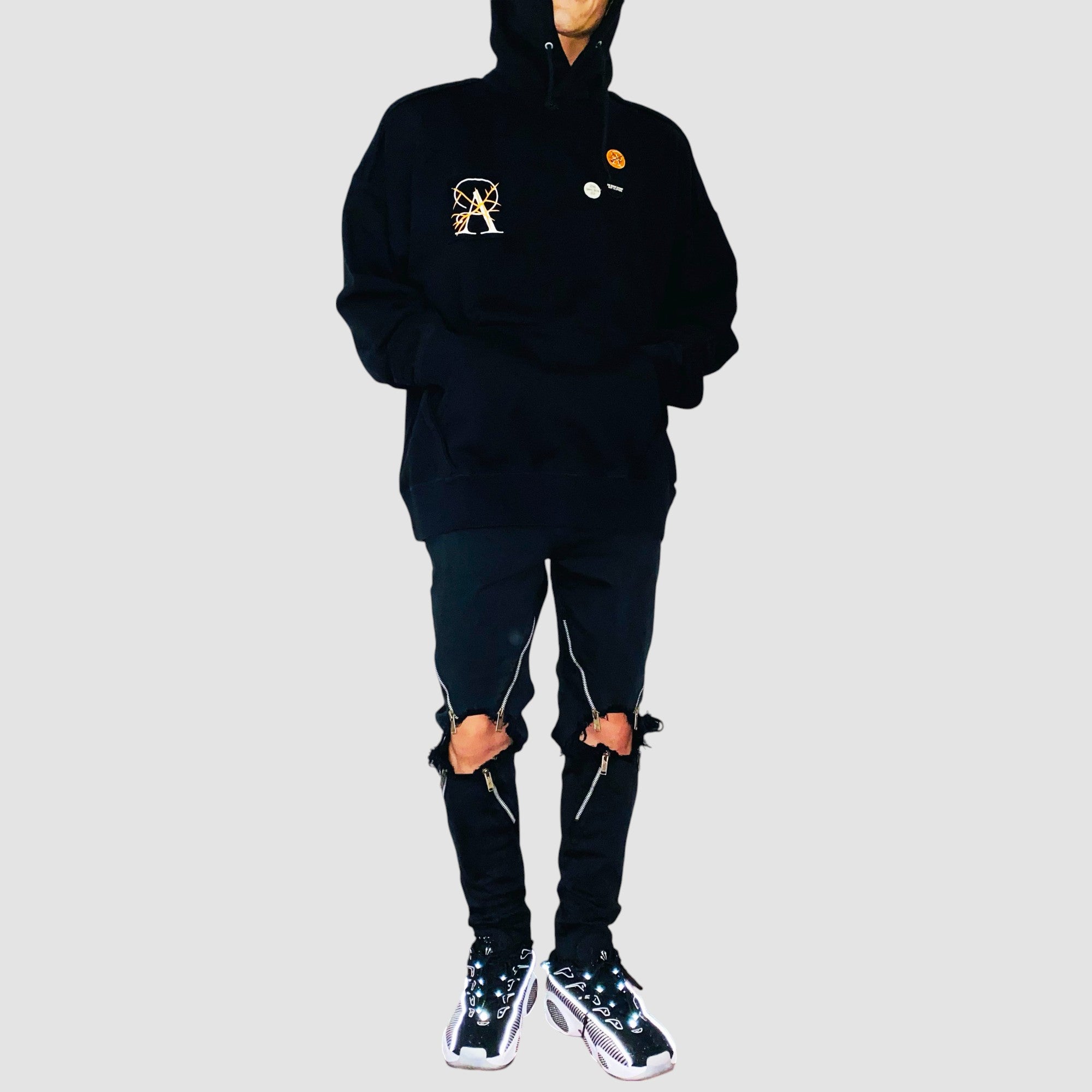 UNDERCOVER]badge embroidery HOODIE/BLACK(UP2E4806) – R&Co.