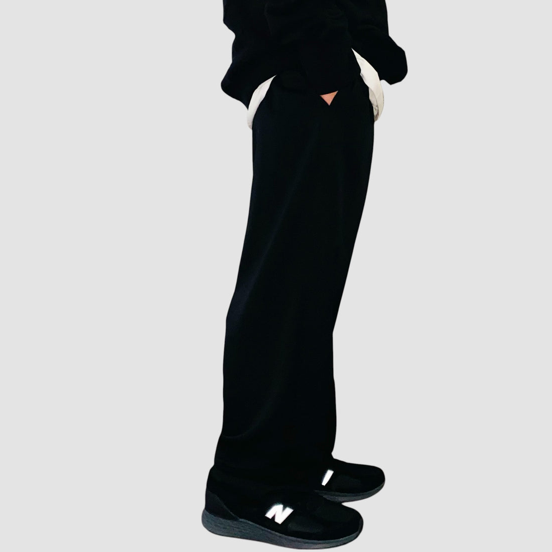 [yohji yamamoto]REGULATION GABARDINE STANDARD STRING PANTS/BLACK(HL-P01-140)