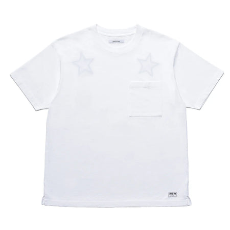 [MINEDENIM]M&M × MINEDENIM Star Embroidery Pocket Tee/WHITE(MND-MM41)
