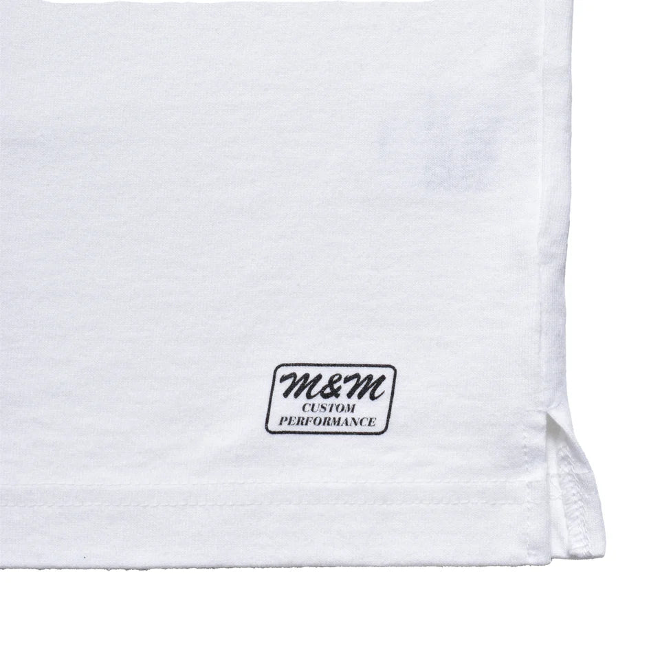 [MINEDENIM]M&M × MINEDENIM Star Embroidery Pocket Tee/WHITE(MND-MM41)