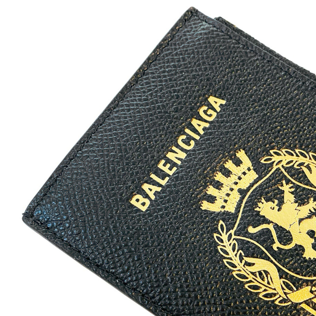 [BALENCIAGA]PASSPORT LONG COIN CARD HOLDER/BLACK(8463302AB4Y)