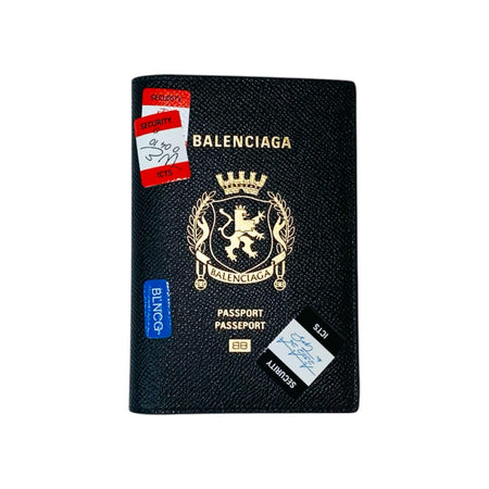 [BALENCIAGA]PASSPORT HOLDER/BLACK/MULTI(7877422AB45)