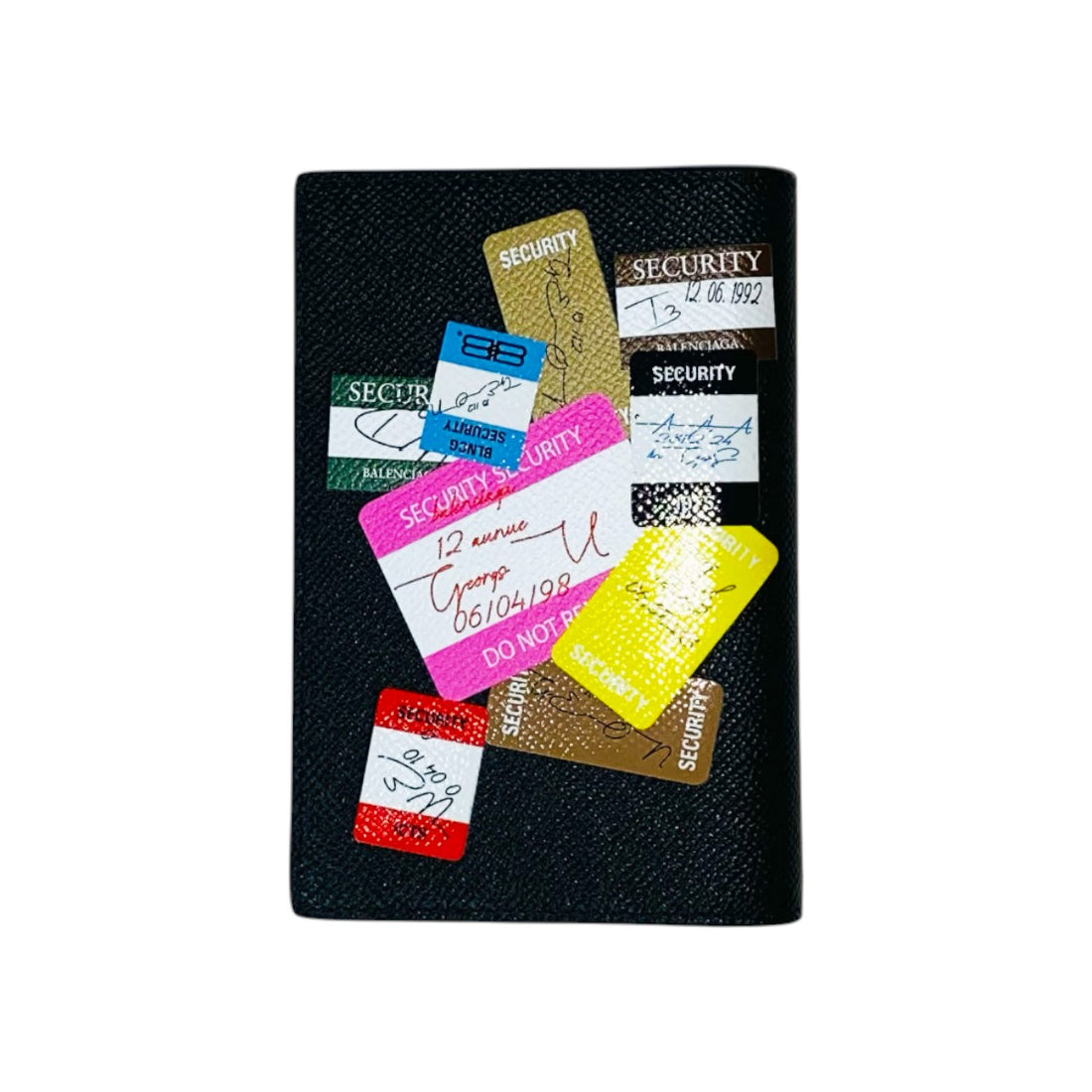[BALENCIAGA]PASSPORT HOLDER/BLACK/MULTI(7877422AB45)