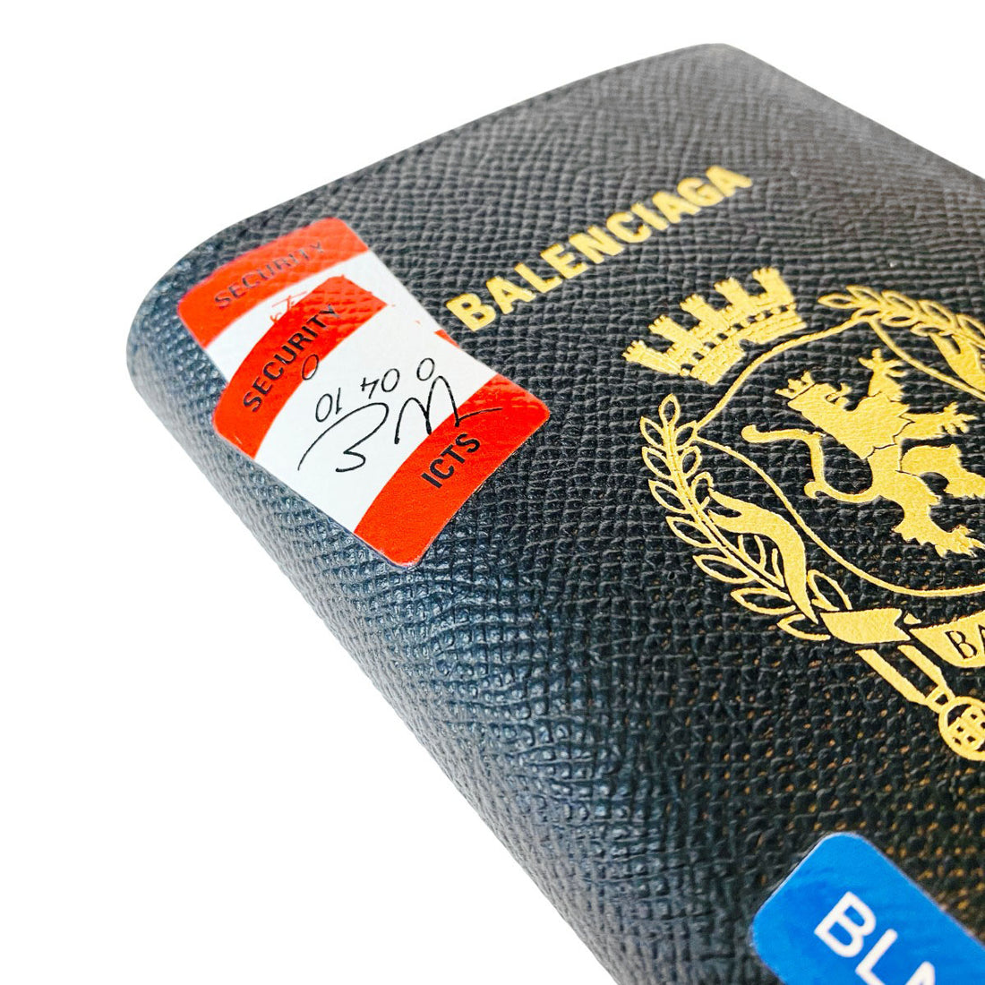 [BALENCIAGA]PASSPORT HOLDER/BLACK/MULTI(7877422AB45)