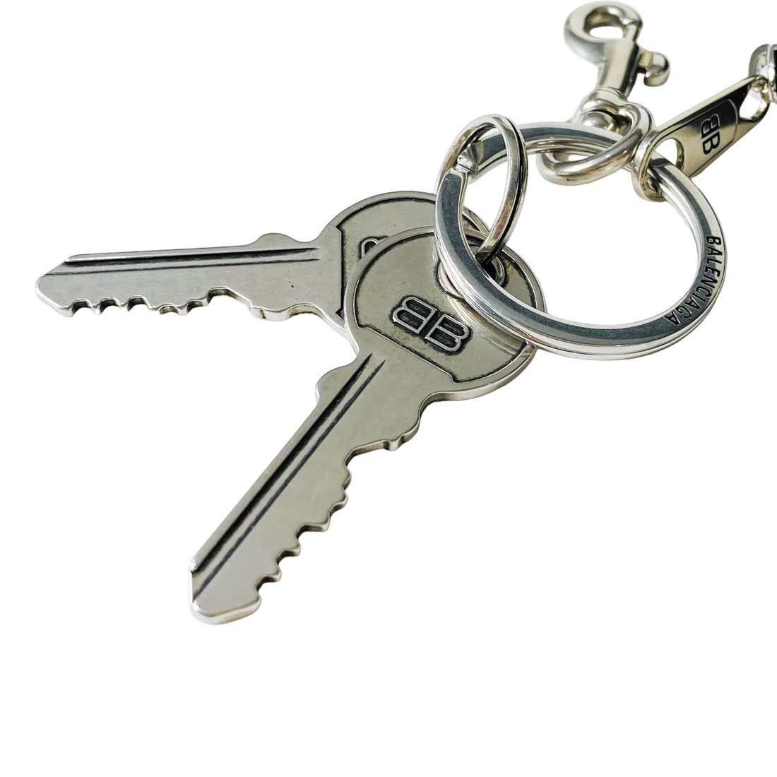 [BALENCIAGA]KEYRING ZIPPED POUCH/BLACK(8458782AB61)