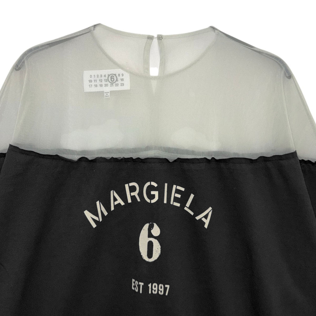 [MM6 Maison Margiela]T-SHIRT/BLACK(S62GD0213-M20108)