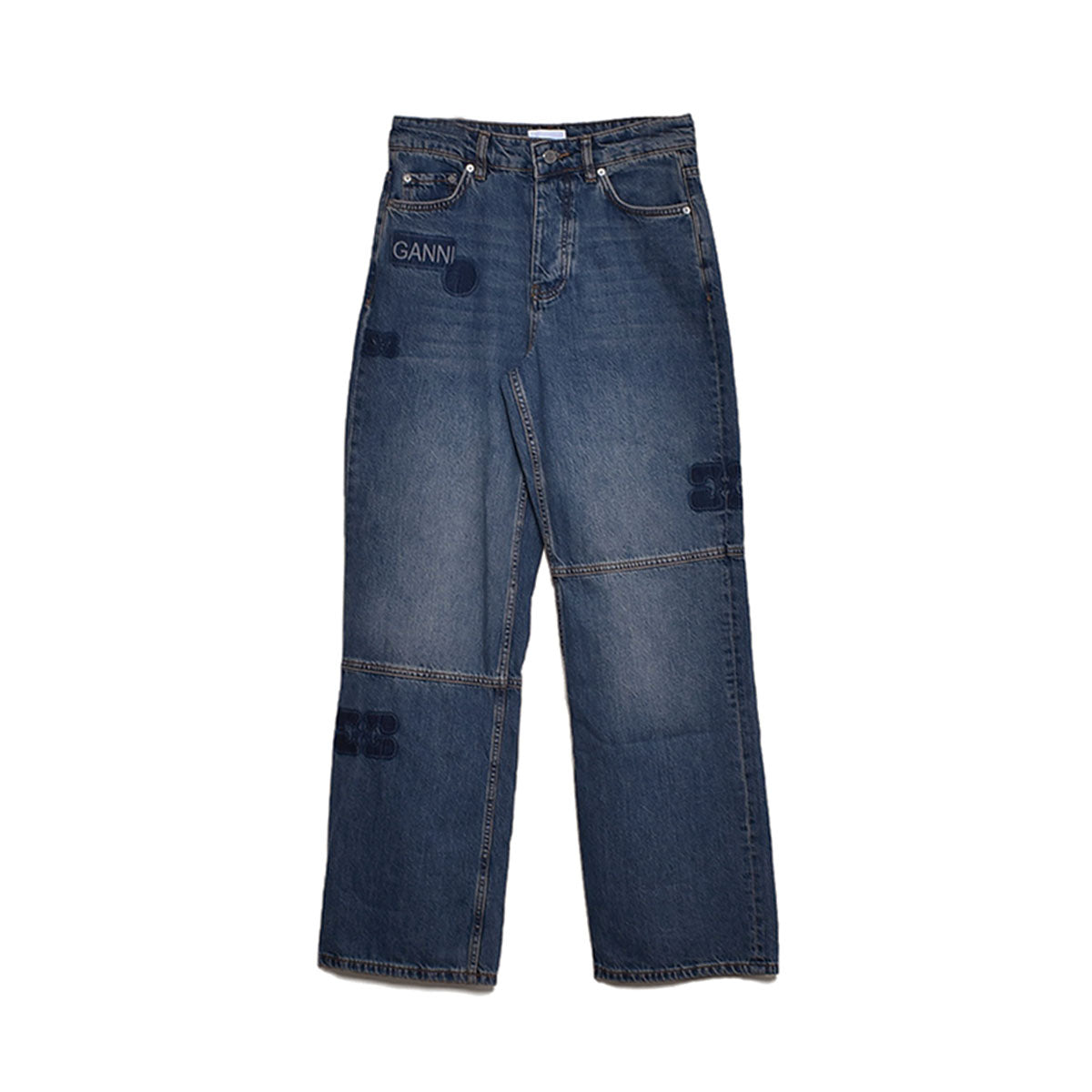 GANNI]Patch Denim Izey/BLUE(J1361) – R&Co.