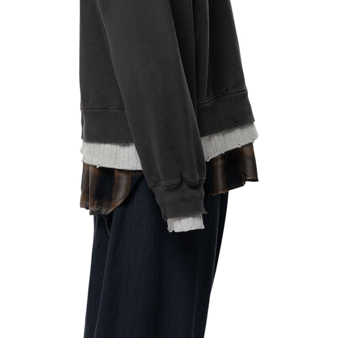 [MAISON MIHARA YASUHIRO]Triple Layered Sweatshirt (J16PO752)
